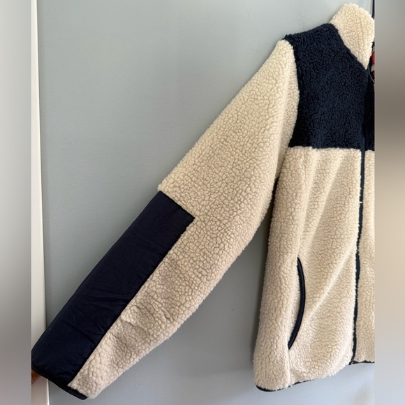 Levi’s Colorblock Sherpa Jacket Big Boys Sz L 12-13 yrs NWT full zip pockets - Picture 4 of 16